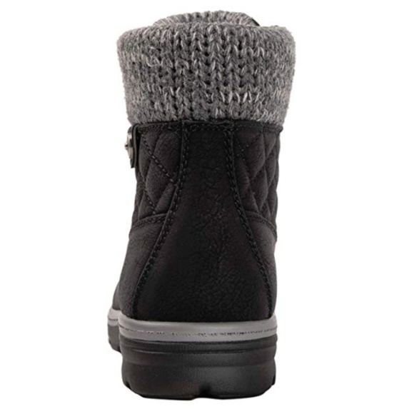 Womens "Mariah" Black Winter Boots - Picture 5 of 7